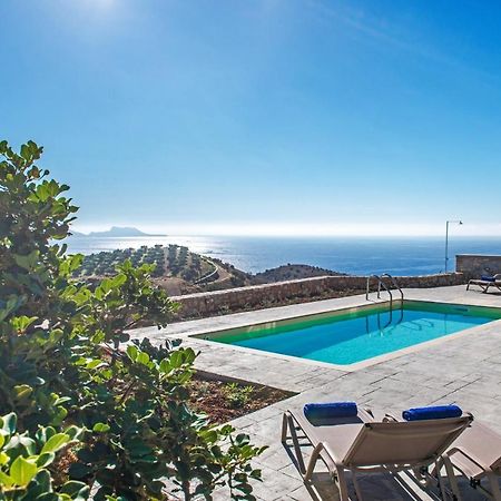 Tranquil Sea View Villa With Private Pool, Just 2Km From The Beach! Agia Galini Esterno foto