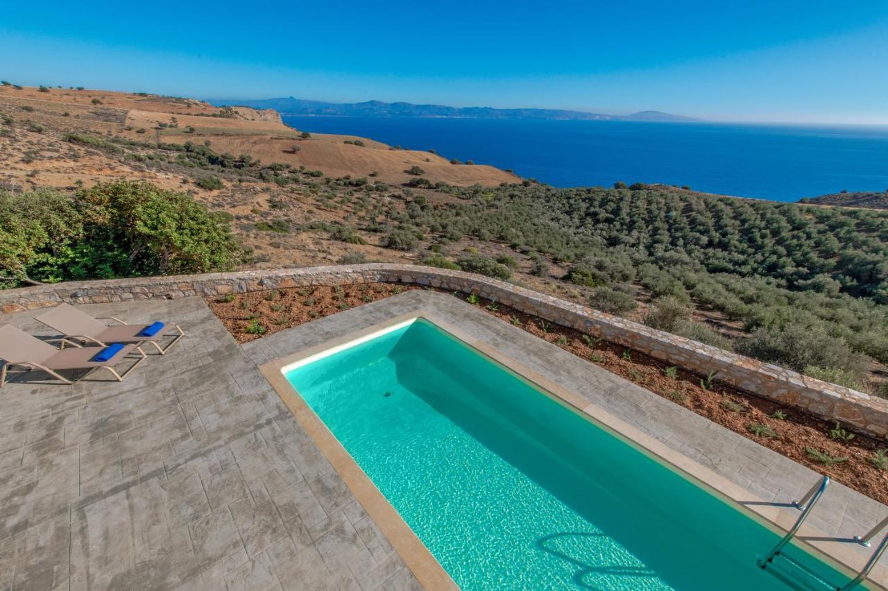 Tranquil Sea View Villa With Private Pool, Just 2Km From The Beach! Agia Galini Esterno foto